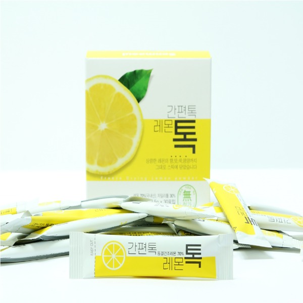 간편한 레몬톡 동결건조2.5gx30포 유기농 국내산 레몬